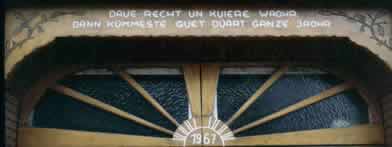 Hausinschrift in Hirschberg