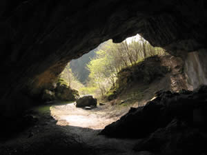 Blick aus dem Hohlen Stein